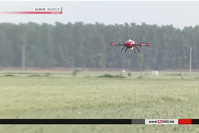 日本NHK报道极飞植保无人机作业