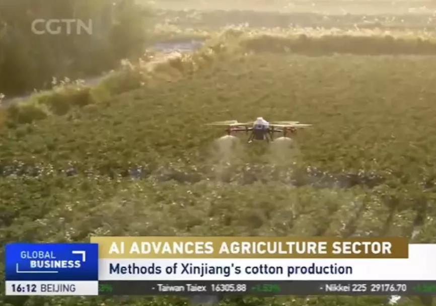 中国国际电视台专访极飞科技：用农业科技守护新疆棉花