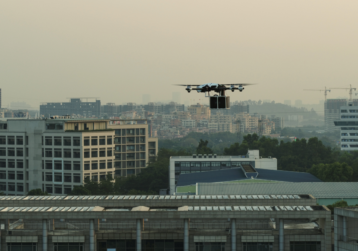 First drone cargo delivery of an Airbus & XAG joint development in Guangzhou, China, codenamed Project Vesper. 