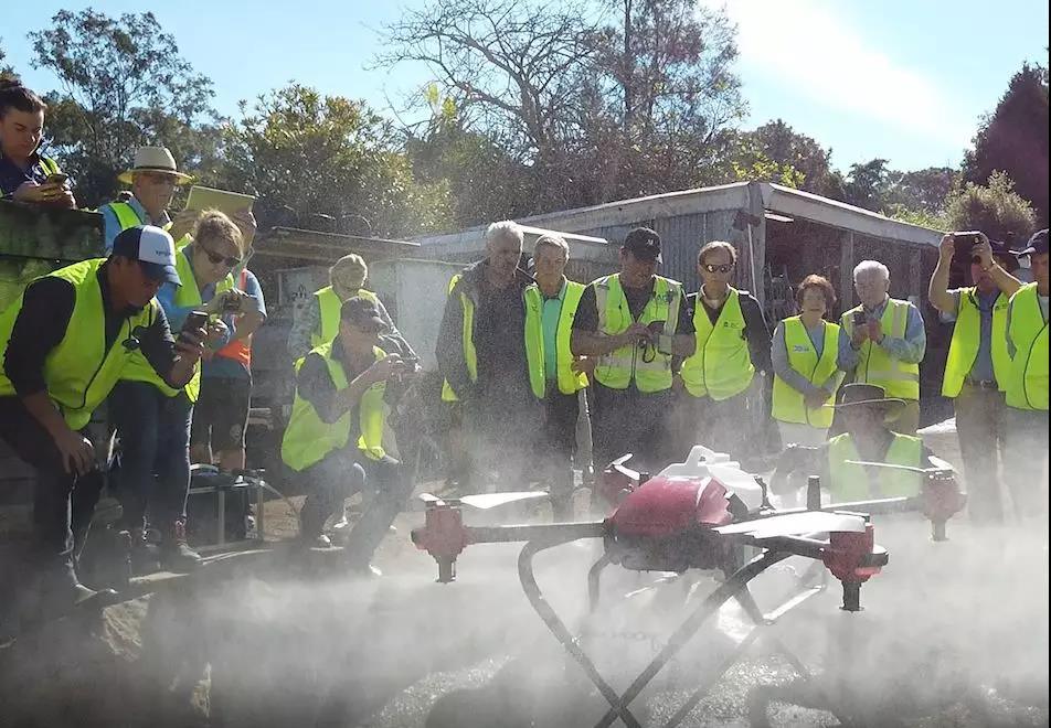 澳大利亚农场使用极飞植保无人机