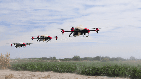 Drone swarm operation