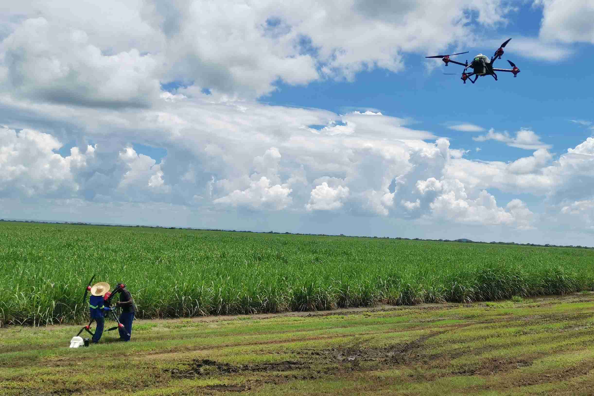 XAG Agricultural Drone conducted unmanned spraying operation in Zambia