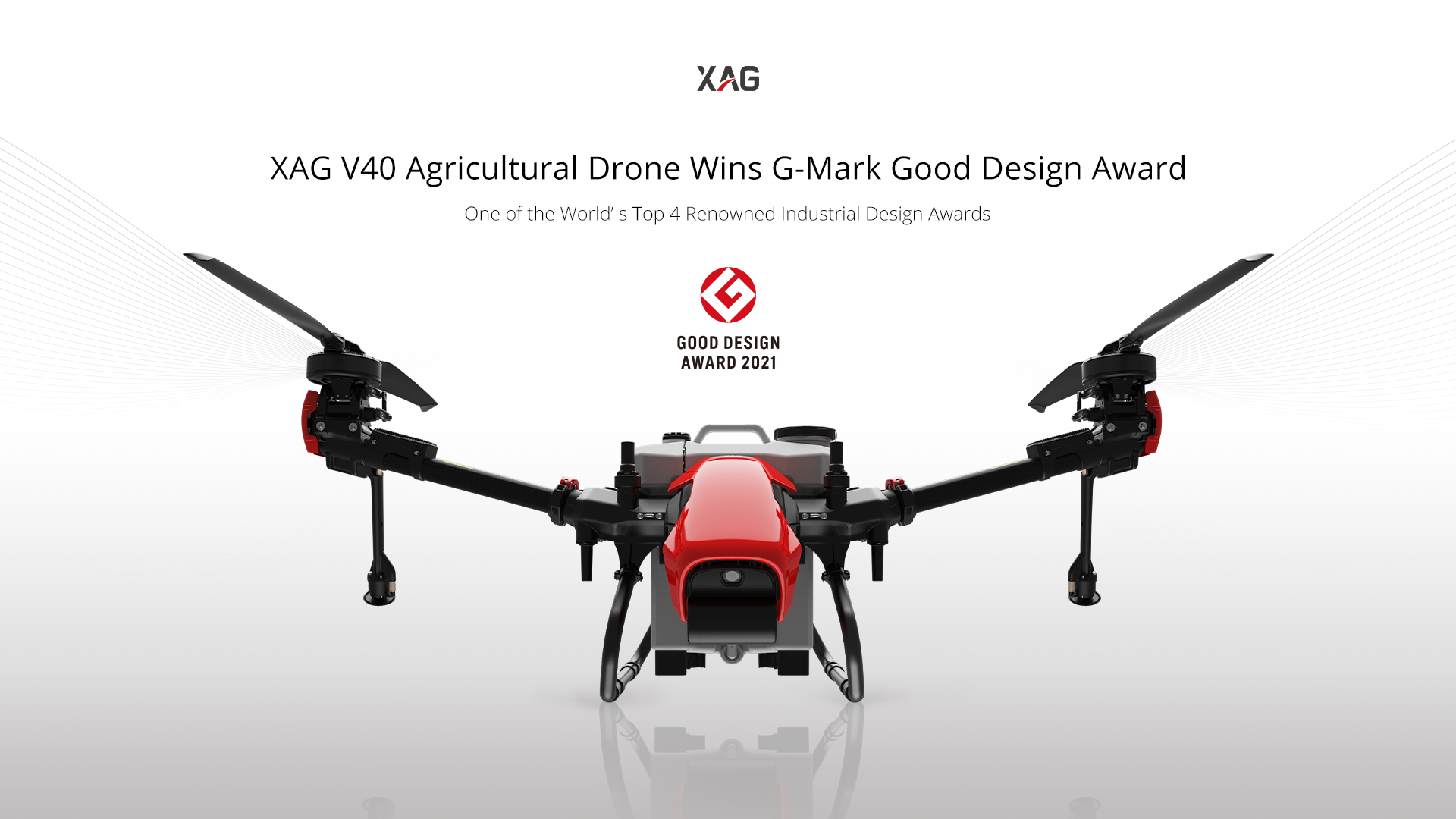 XAG V40 Agricultural Drone Wins G-mark Award 2021