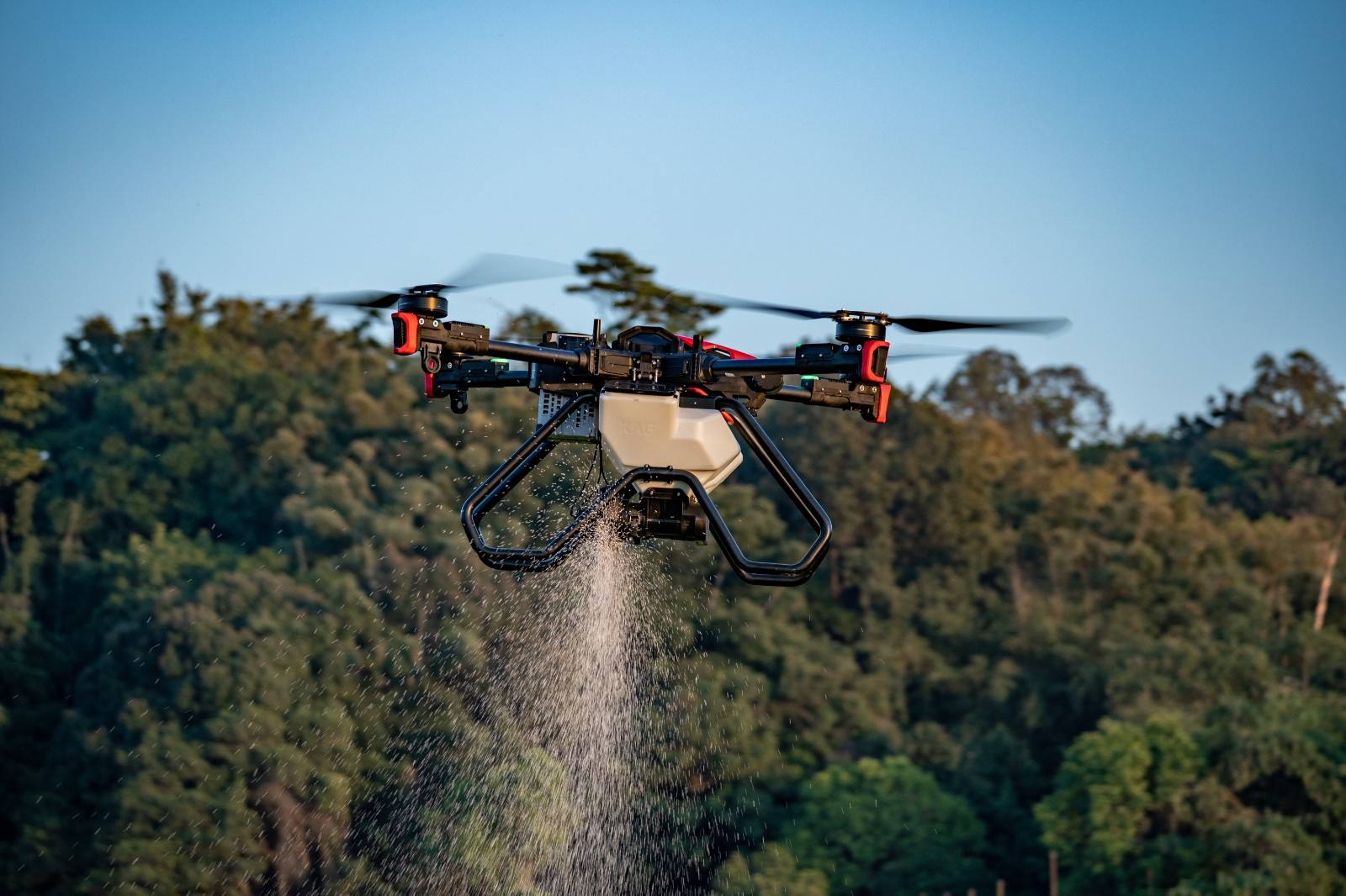 P100 Agricultural Drone equipped with RevoCast 2.0 system