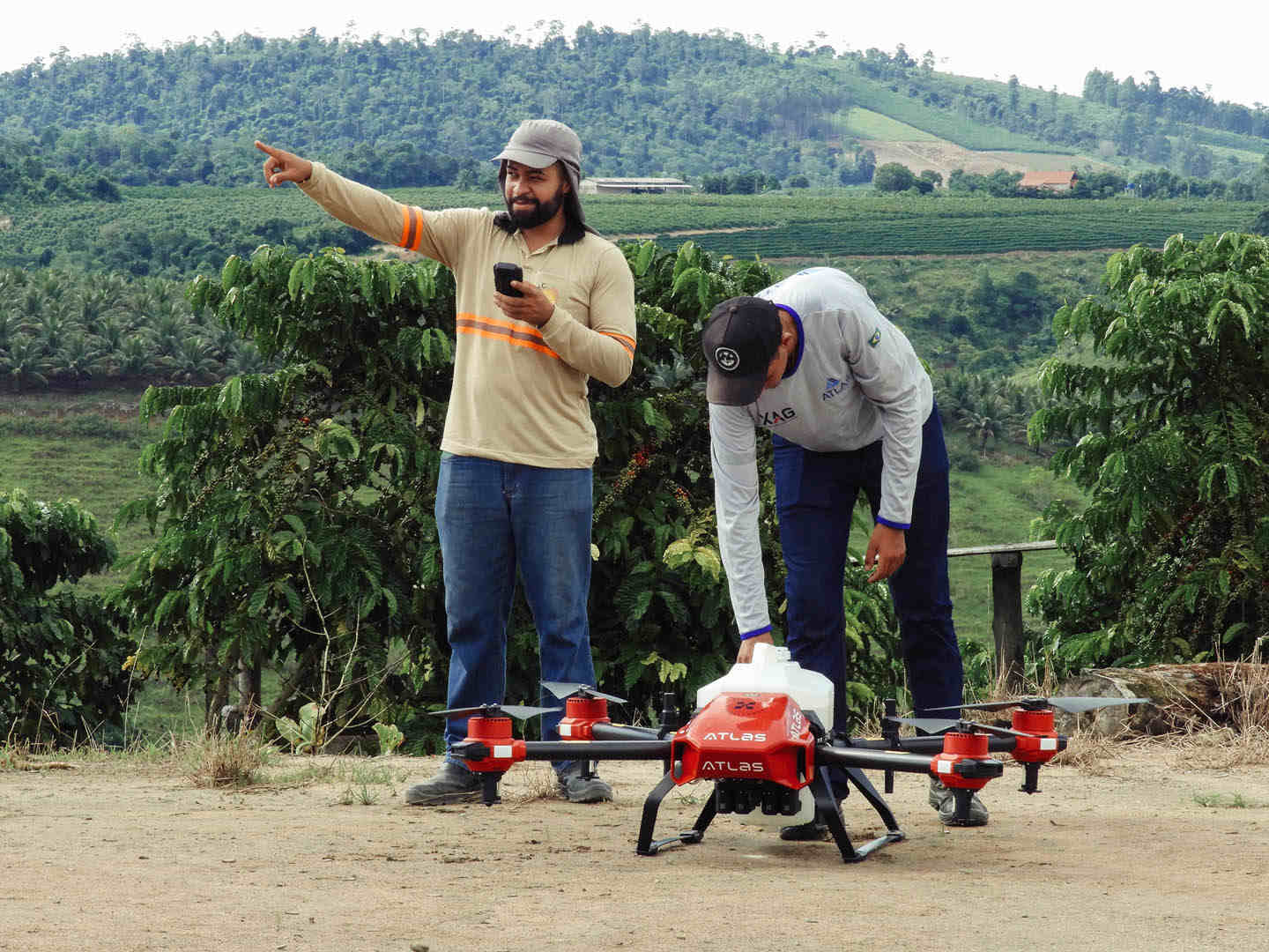 More than coffee, banana, or coco, the drone is the doorway through which I am accessible to various crops and people from different places I never came across before. I'm thrilled by these adventures that broaden my mind.