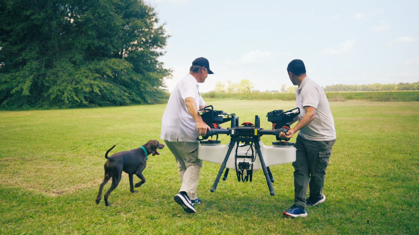 XAG P150 agricultural drone is easy to carry